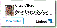 AutoCAD Piping Systems Designer and Owner of CADToolsOnline.com