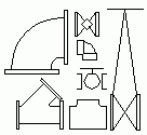 2D Piping Symbols Library for AutoCAD and AutoCAD LT